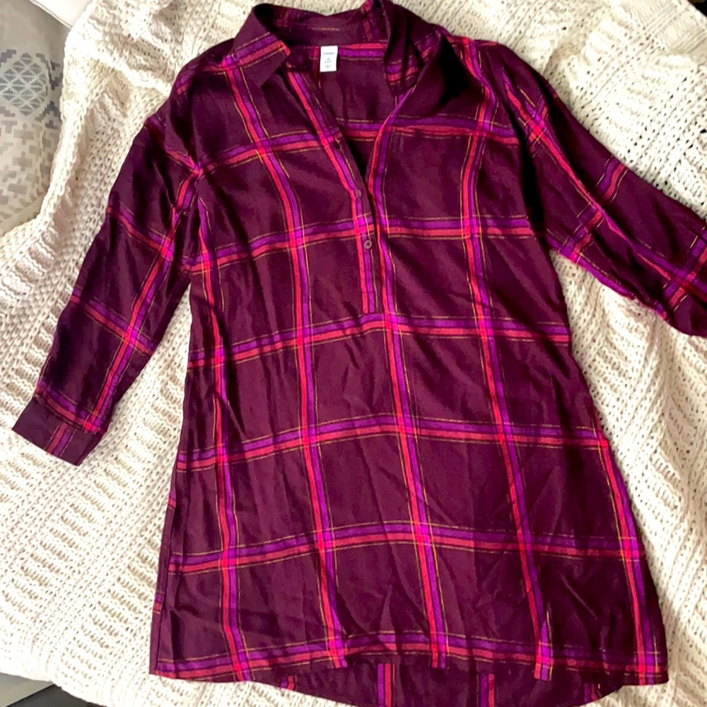 Maroon blouse/dress